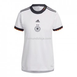 Camisola Alemanha Mulher Equipamento Primeiro 2022 Manga Corta